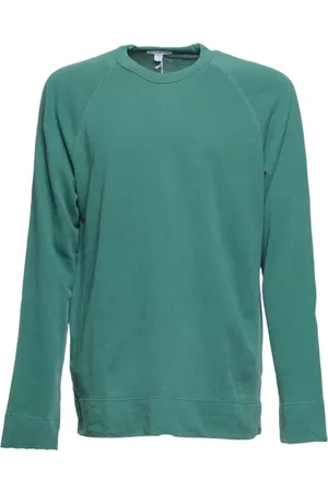 James Perse Tops, Heren, Groen, S, Lange mouwenshirt