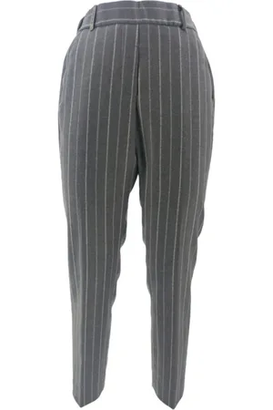 PESERICO SIGN Broeken, Dames, Grijs, 3Xl, Rechte Broek