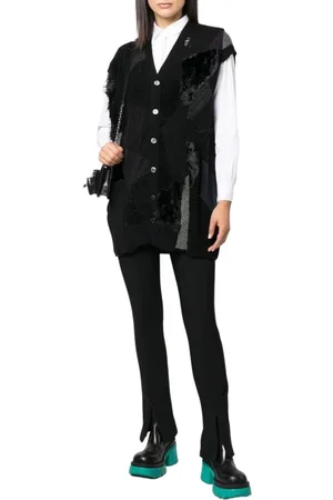 JUNYA WATANABE Jassen, Dames, Zwart, M, Wol, Jassen zwart