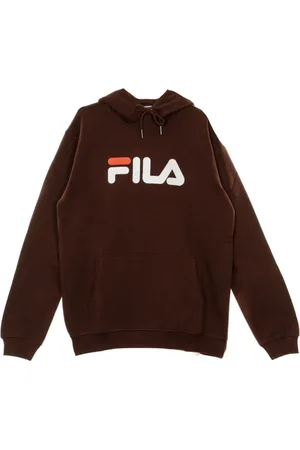 Fila Sweatshirts & Hoodies, Heren, Bruin, XL, Leer, Klassiek puur sweatshirt met capuchon