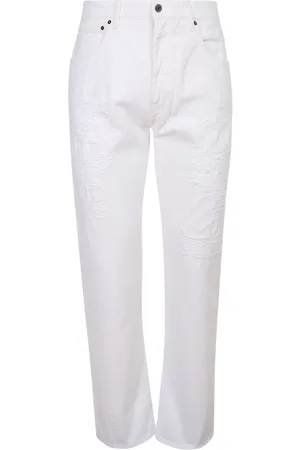 14 BROS Jeans, Heren, Wit, W34, Katoen, Cheswick rechte jeans