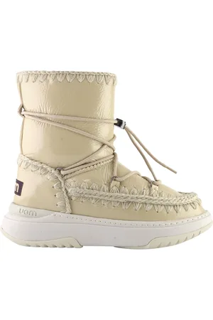 Mou Schoenen, Dames, , 38 EU, Leer, Veterlaarzen