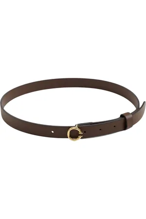 FEDERICA TOSI Accessoires, Dames, Bruin, S, Leer, Riemen