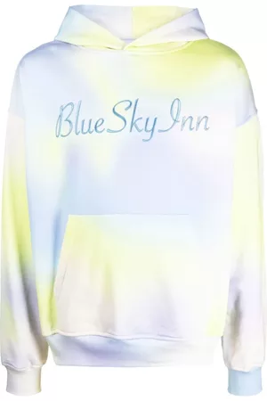 BLUE SKY INN Sweatshirts & Hoodies, Heren, Blauw, S, Katoen, Hoodies