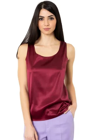 SIMONA CORSELLINI Tops, Dames, Rood, M, Bovenkant