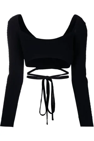 Patou Blouses & Shirts, Dames, Zwart, S, Wol, Blouses