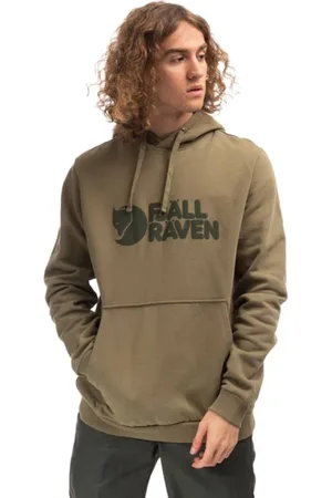 Fjällräven Sweatshirts & Hoodies, Heren, Groen, M, Katoen, Hoodies