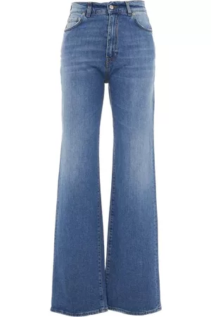 Mauro Grifoni Dames Bootcut - Flared Jeans - Blauw - Dames