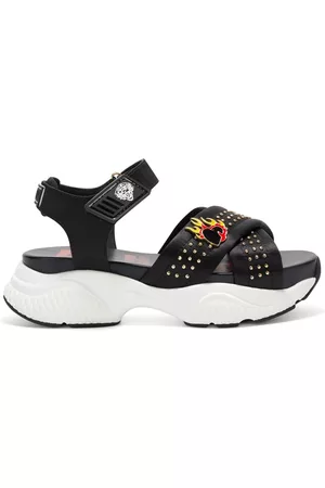 ED HARDY Dames Outdoor Sandalen - Sandalen - Zwart - Dames