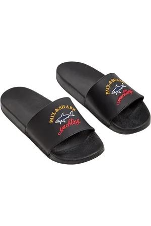Paul & Shark Schoenen, Heren, Zwart, 42 EU, Leer, Slippers