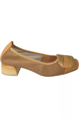 Hispanitas Dames Instappers - Ballerina's - Bruin - Dames
