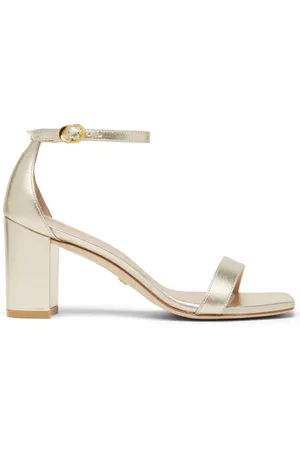 Stuart Weitzman Schoenen, Dames, , 37 1/2 EU, Nudistcurve 75 Block Sandal