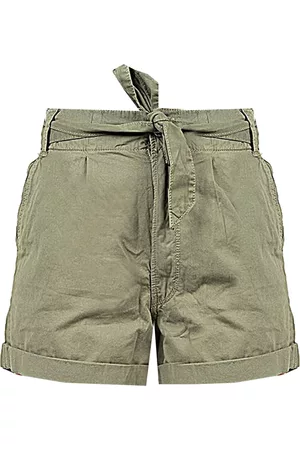 Pepe Jeans Dames Shorts - Korte Broeken - Groen - Dames
