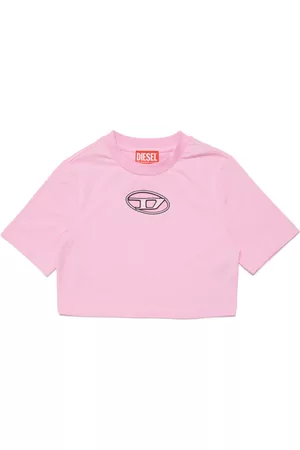 Diesel Dames T-shirts - T-shirts - Roze - Dames
