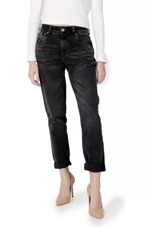Pepe Jeans Dames Straight - Straight Jeans - Zwart - Dames