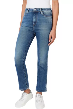 Pepe Jeans Cropped Jeans - Blauw - Dames