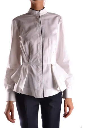 Alberta Ferretti Blouses & Shirts, Dames, Wit, S, Skjorte