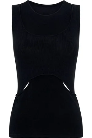 DION LEE Tops, Dames, Zwart, S, Katoen, Tops