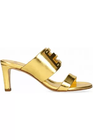 Fendi Dames Pumps - High heels - Geel - Dames