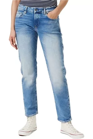 G-Star Dames Straight - Straight Jeans - Blauw - Dames