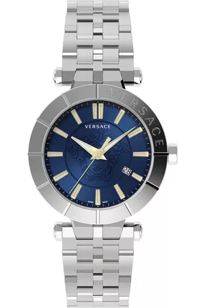 VERSACE Heren Horloges - Horloges - Grijs - Heren