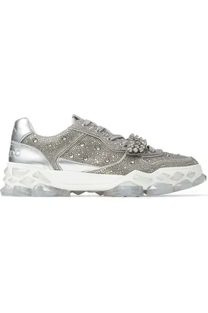 Jimmy Choo Schoenen, Heren, Grijs, 44 EU, Sneakers