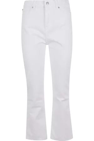 7 for all Mankind Dames Jeans - Cropped Jeans - Wit - Dames