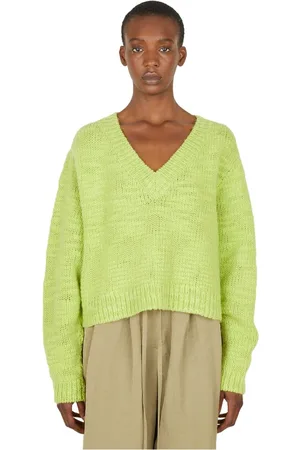REJINA PYO Truien, Dames, Groen, L, Wol, Truien