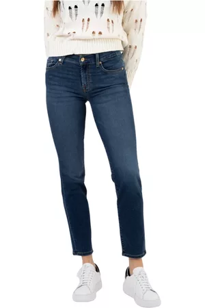 7 for all Mankind Skinny Jeans - Blauw - Dames
