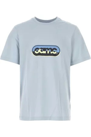 OAMC Tops, Heren, Blauw, S, Katoen, Lichtblauw katoenen oversized T-shirt