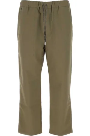 OAMC Broeken, Heren, Groen, L, Wol, Militaire groene wollen broek