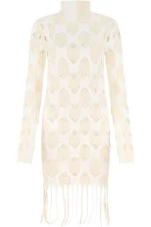 DION LEE Kleedjes, Dames, , S, Tweekleurig viscose blend jurk