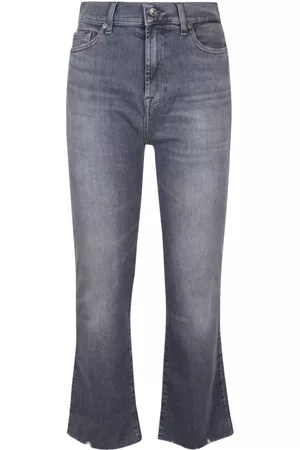7 for all Mankind Dames Bootcut - Flared Jeans - Grijs - Dames
