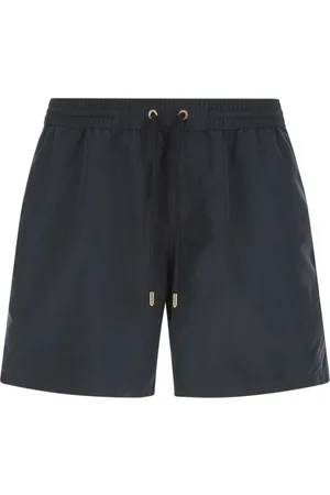 Agnona Badkleding, Heren, Blauw, S, Polyester, Marineblauwe polyester zwembroek