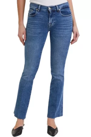 7 for all Mankind Flared Jeans - Blauw - Dames