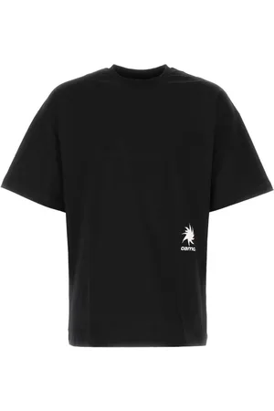 OAMC Tops, Heren, Zwart, S, Katoen, Zwart katoen Oversize T-shirt