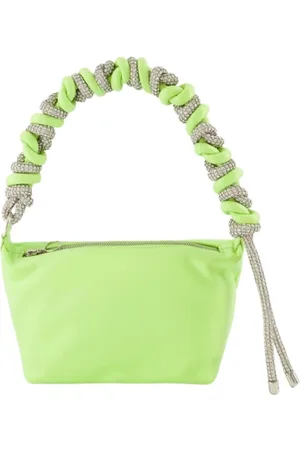 KARA Tassen, Dames, Groen, ONE Size, Katoen, Handbags