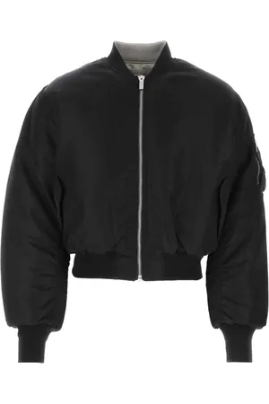 VTMNTS Jassen, Heren, Zwart, S, Nylon, Zwart nylon gevoerde bomberjack