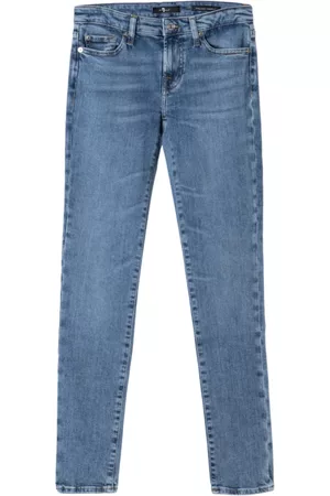 7 for all Mankind Straight Jeans - Blauw - Dames