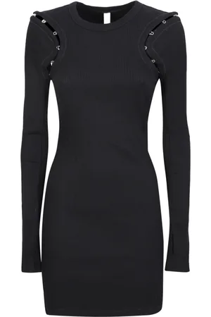 DION LEE Kleedjes, Dames, Zwart, M, Katoen, Short Kleedjes