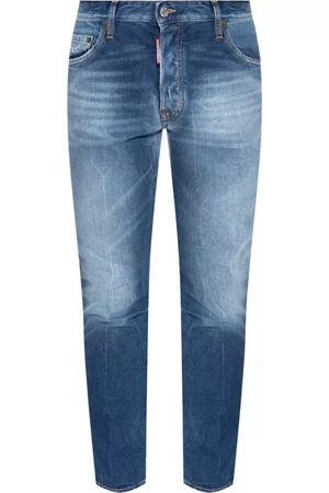 Dsquared2 Heren Slim - Slim Fit Jeans - Blauw - Heren