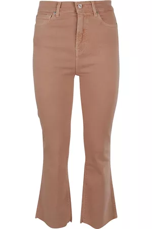 7 for all Mankind Dames Bootcut - Flared Jeans - Oranje - Dames