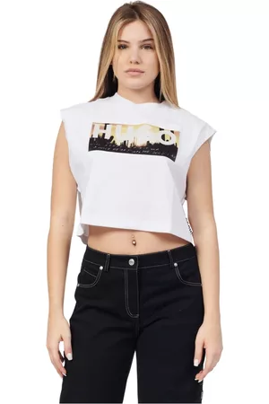 HUGO BOSS Dames Poloshirts - T-shirts - Wit - Dames