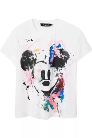 Desigual Dames T-shirts - T-shirts - Wit - Dames