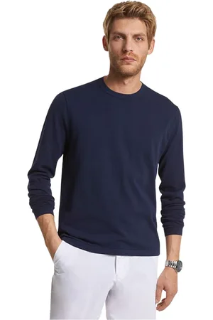 Michael Kors Truien, Heren, Blauw, M, Truien met ronde hals