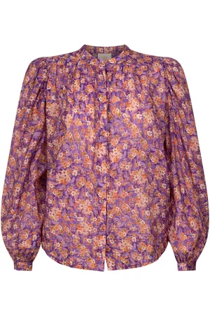 Aaiko Dames Blouses - Blouses - Paars - Dames