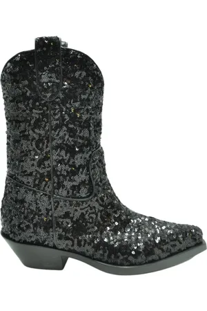Dolce & Gabbana Schoenen, Dames, Zwart, 36 EU, Leer, Hoge Laarzen