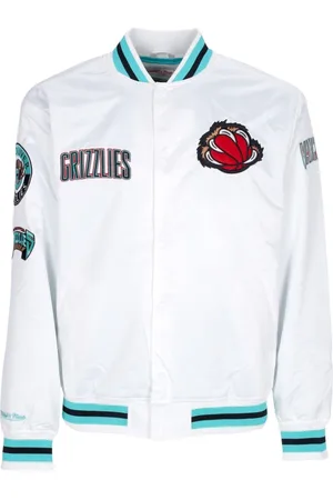 Mitchell & Ness Jassen, Heren, Wit, L, Bomber Jassen