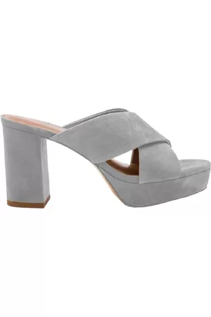 Lola Cruz Dames Clogs - High heels - Grijs - Dames