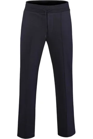 MOORER Broeken, Heren, Blauw, 2Xl, Katoen, Joggingbroek